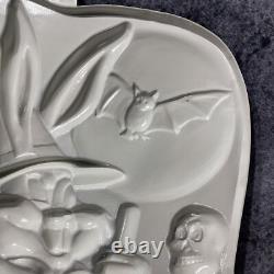 Vintage 1982 Joyeux Halloween Bugs Bunny Sorcière 3D Vacuform 22x14 Ben Cooper