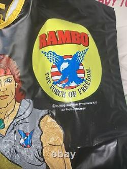 Vintage 1985 Rambo Collegeville Masque D'halloween Outfit Rare Nouveau Non Utilisé