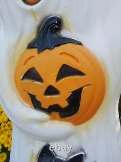 Vintage 1990's Rare Sunhill Ghost/cat/pumpkin Halloween Lighted Blow Mold 33