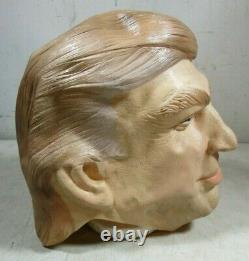 Vintage 2000 Cesar Donald Trump Adulte Vinyl Masque D'halloween Rare Htf