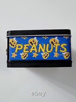 Vintage 2000 Peanuts Joyeux Halloween Boîte à lunch de la Grande Citrouille Necca RARE