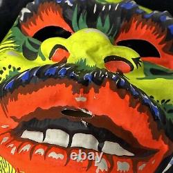 Vintage 60's Ben Cooper Masque D'halloween Monster Horror Black Light Rare