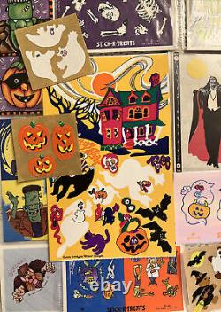 Vintage 80s Sticker Cardesign Unités De Message Dracula 1981 Russ Berrie Lot Rare