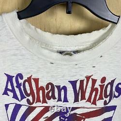 Vintage Afghan Whigs T Chemise Grand Late 80s Pre Big Top Halloween Très Rare