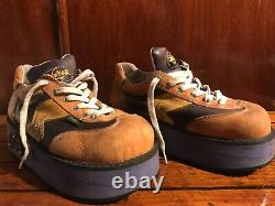 Vintage Années 90 Swear Of London Rave Skateboard Shoes Platform Rare! Halloween 11