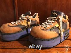 Vintage Années 90 Swear Of London Rave Skateboard Shoes Platform Rare! Halloween 11