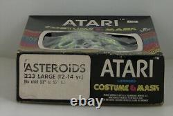Vintage Atari Astéroïdes Collegeville Halloween Costume Et Masque Avec Boîte Rare