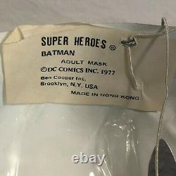 Vintage Batman 1976 Ben Cooper Costume D'halloween En Boîte DC Comics Superhero Rare