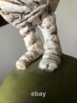 Vintage Bethany Lowe Hop Hop Jingle Boo Halloween MOMIE 7 Papier Mâché Rare