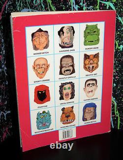 Vintage Creepy Masks Livre Halloween Masque Punch-out Zombie Humour Sorcière Rare 1993