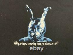 Vintage Donnie Darko Evil Bunny Film Promo Delta T-shirt 2001 Moyen Adulte Rare