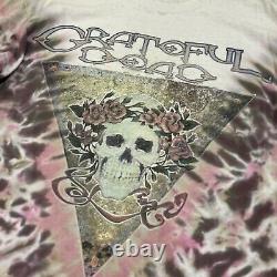 Vintage Grateful Dead Oakland Halloween Tie Dye Distressed Thrashed Rare 1991 XL