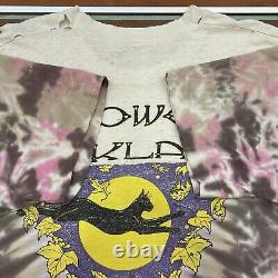 Vintage Grateful Dead Oakland Halloween Tie Dye Distressed Thrashed Rare 1991 XL