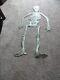 Vintage Halloween Die Cut Cardboard Jointe Skeleton Décoration 54'' Japon Rare