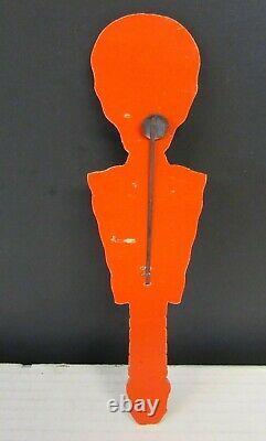 Vintage Halloween Skeleton Paper And Wood Noisemaker Merri Lei Ny Rare