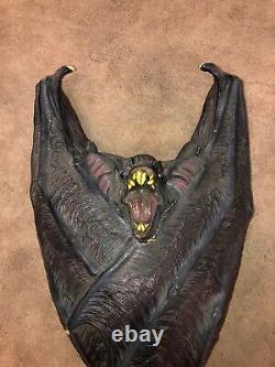Vintage Latex Bat Halloween Rare Htf Spirit Halloween Morbid Gemmy Prop Détail