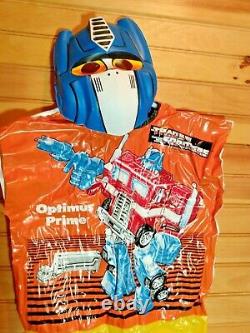 Vintage Optimus Premier Transformers Collegeville Kid's M Costume 1984 Hasbro Rare