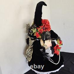 Vintage Rare APPLE WHIMSEYS 24 Chat Sorcière avec Hibou par Lita Gates 1978 Halloween