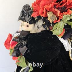 Vintage Rare APPLE WHIMSEYS 24 Chat Sorcière avec Hibou par Lita Gates 1978 Halloween