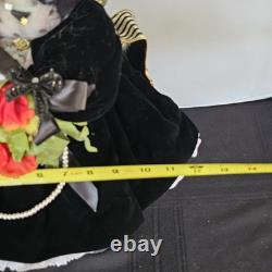 Vintage Rare APPLE WHIMSEYS 24 Chat Sorcière avec Hibou par Lita Gates 1978 Halloween