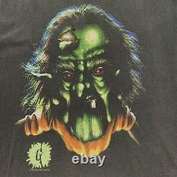 Vintage Rare Og 1995 Goosebumps Haunted Mask #36 Halloween Black T Shirt Sz Xs/s