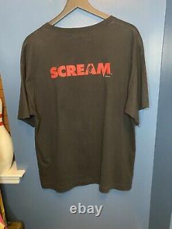 Vintage Scream Film Promo Chemise Taille XL Horreur Halloween Grail 90s Rare