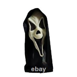 Vintage Scream Masque Ghostface Fun World DIV Chin Stamp Hood Rare Sourire Grin Glow