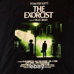 Vintage The Exorcist T Shirt Horror Film Promo Rare Halloween Cult Classic XL