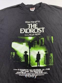Vintage The Exorcist T Shirt Horror Movie Promo Rare Halloween Cult Classic XL