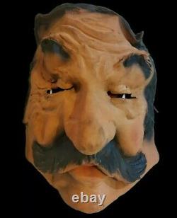 Vtg 60s Dracula Mask Début Rare Keith Ward Création Ruber Halloween Sr Hussein