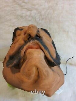 Vtg 60s Dracula Mask Début Rare Keith Ward Création Ruber Halloween Sr Hussein