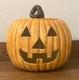 Vtg Atlantic Mold Céramique Citrouille Jack O'lantern Grande 10 Rare Halloween