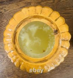 Vtg Atlantic Mold Céramique Citrouille Jack O'Lantern Grande 10 RARE Halloween