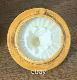 Vtg Atlantic Mold Céramique Citrouille Jack O'Lantern Grande 10 RARE Halloween