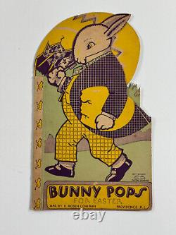 Vtg Pâques RARE Rosen Rosbro Lapin Pops Publicité Affichage en magasin