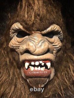 Vtg. Rare Original Soyez Quelque Chose Studios Bigfoot Halloween Masque 80s Bss Monstre