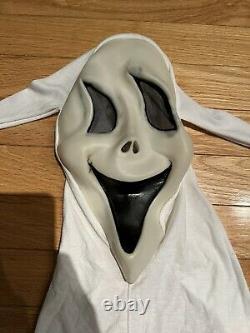 Vtg Scream Ghostface Masque Fun World DIV Rare Glow Masque Blanc Version