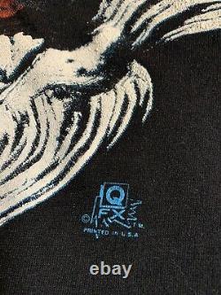 Vtg Skull Shirt Métal Rare Années 80 Screen Stars 50/50 Single Stitch Thrash Slayer